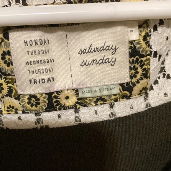 🌈 Saturday Sunday 100% cotton east fit low cowl neck M - Picture 5 of 8